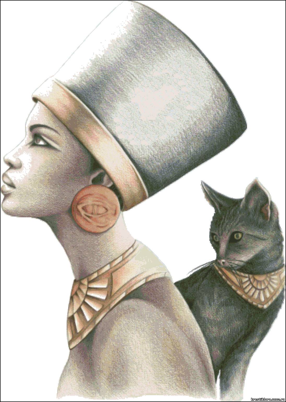 Египетская кошка и Нефертити